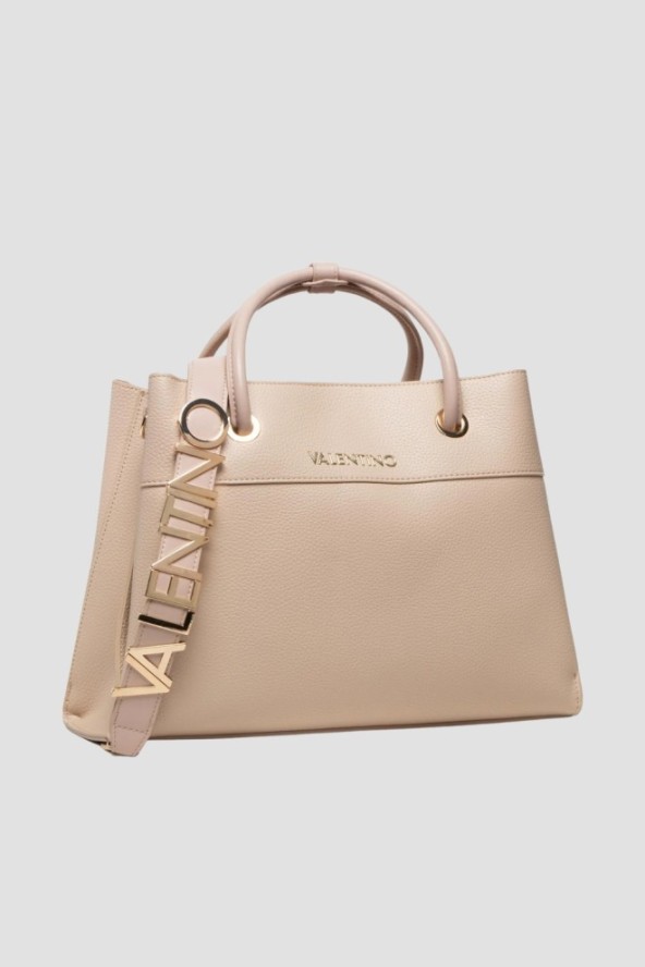 VALENTINO Beżowa shopperka Alexia