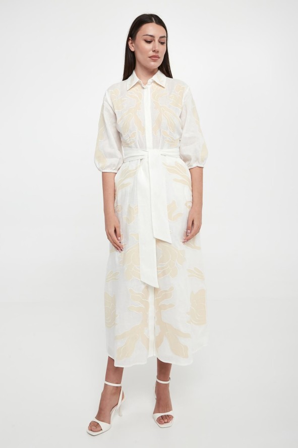 Sukienka lniana Nota MARELLA