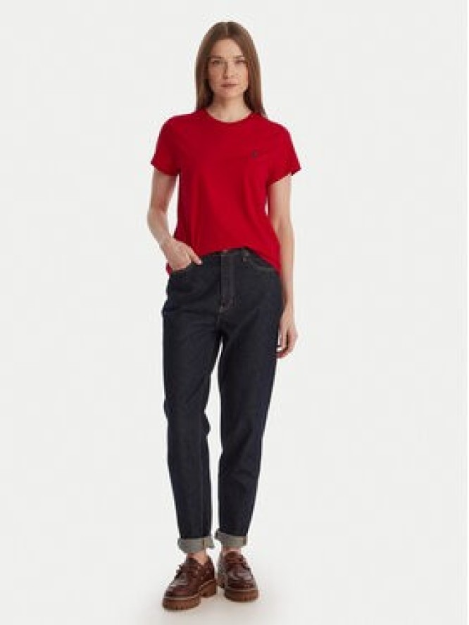 Polo Ralph Lauren T-Shirt 211B14605006 Czerwony Classic Fit