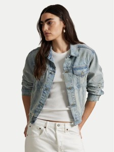 Polo Ralph Lauren Kurtka jeansowa 211969393001 Niebieski Regular Fit