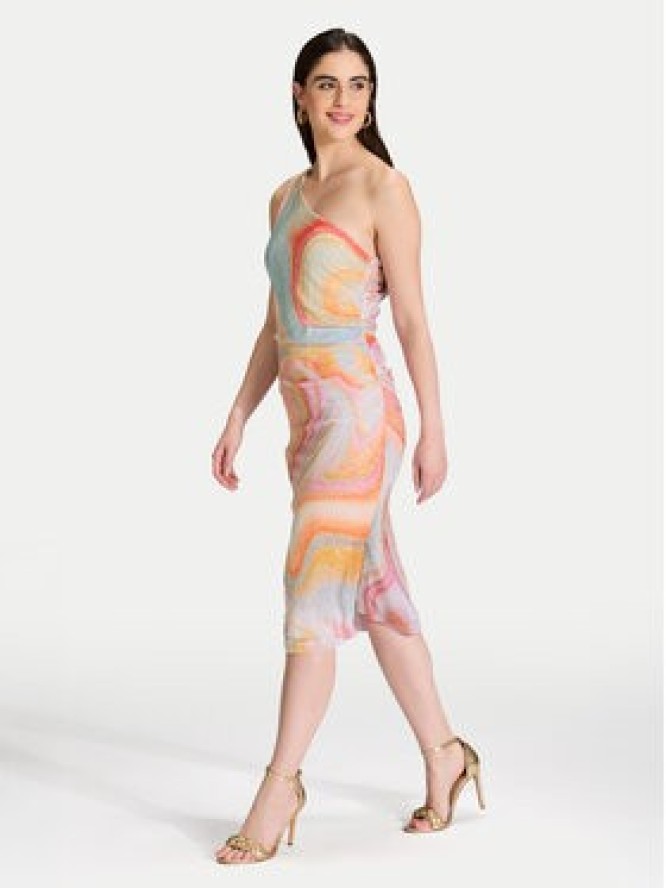 Swing Sukienka koktajlowa 5AI18800 Kolorowy Slim Fit