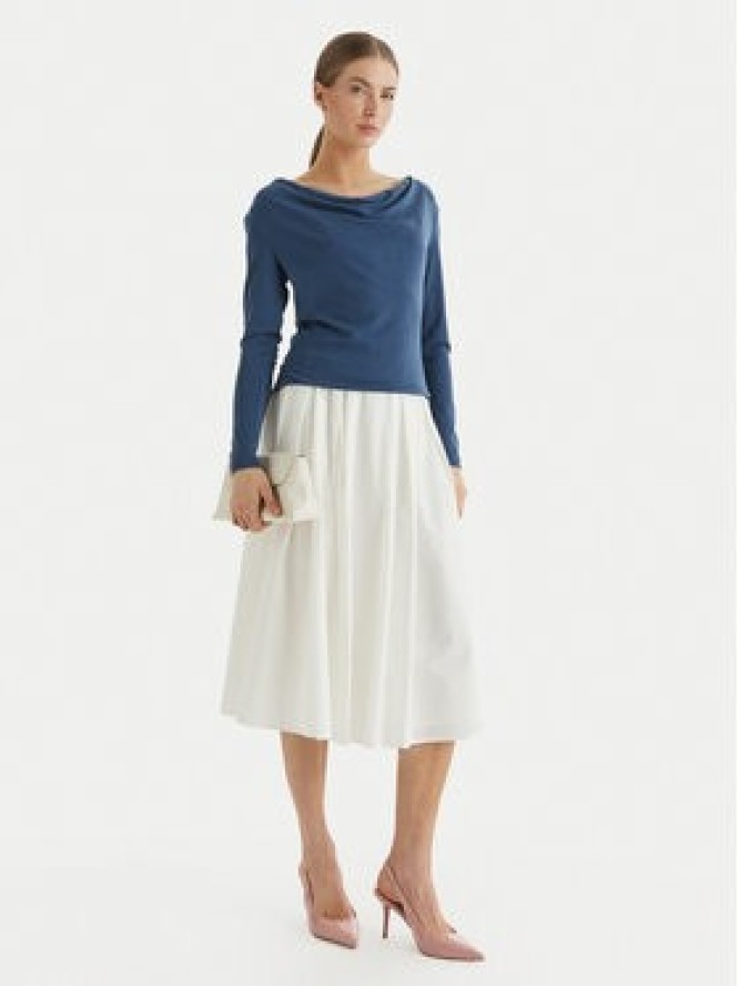 ONLY Spódnica trapezowa Maila 15369555 Biały Regular Fit