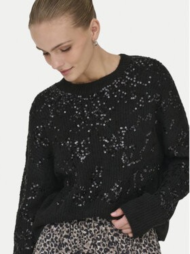 ONLY Sweter Alta 15353230 Czarny Regular Fit