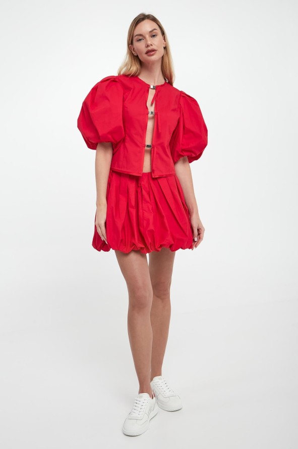 Bluzka damska popelinowa Rudi PINKO