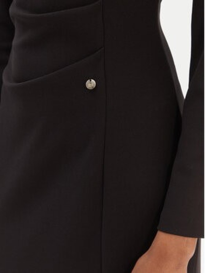 Rinascimento Sukienka koktajlowa CFC0126572003 Czarny Slim Fit