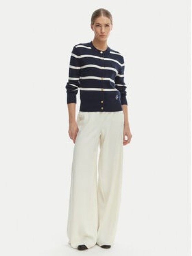 Tommy Hilfiger Kardigan WW0WW49617 Granatowy Regular Fit