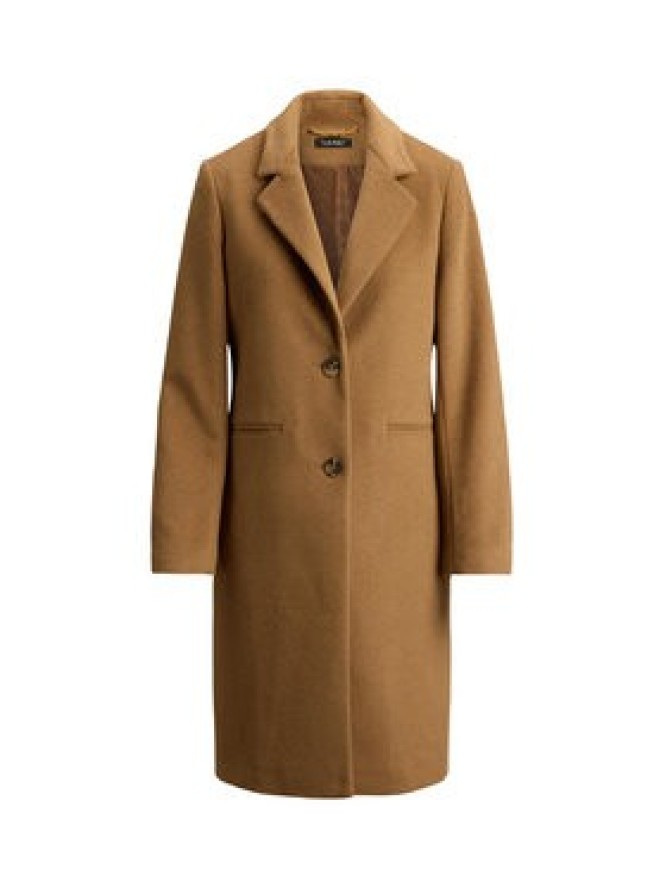 LAUREN RALPH LAUREN Płaszcz wełniany 297P04141002 Brązowy Regular Fit