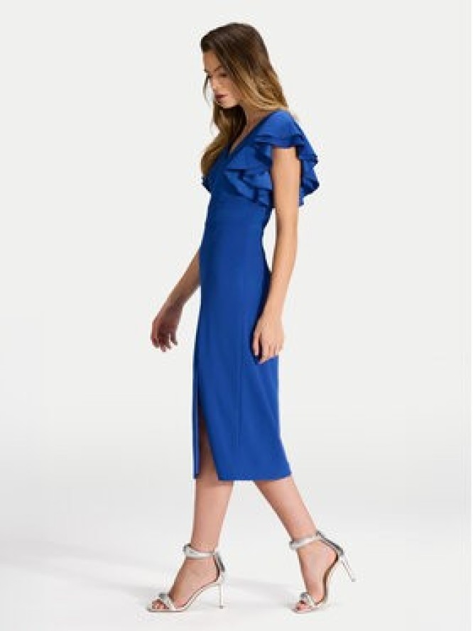 Swing Sukienka koktajlowa 5AI18400 Niebieski Slim Fit