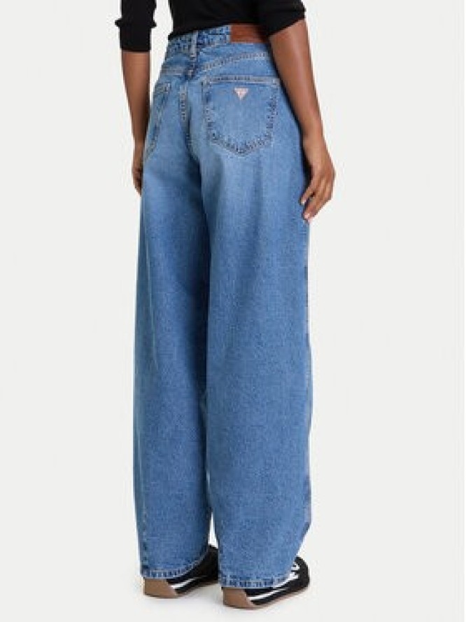 Guess Jeansy W5BA2X D5M47 Niebieski Loose Fit