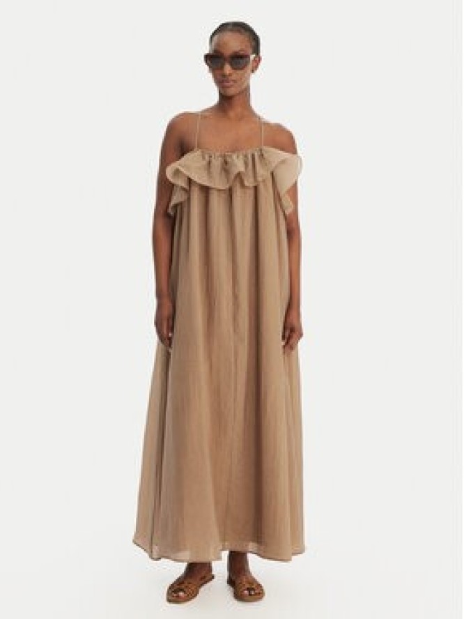 Eleh Sukienka letnia SS260198 Beżowy Relaxed Fit