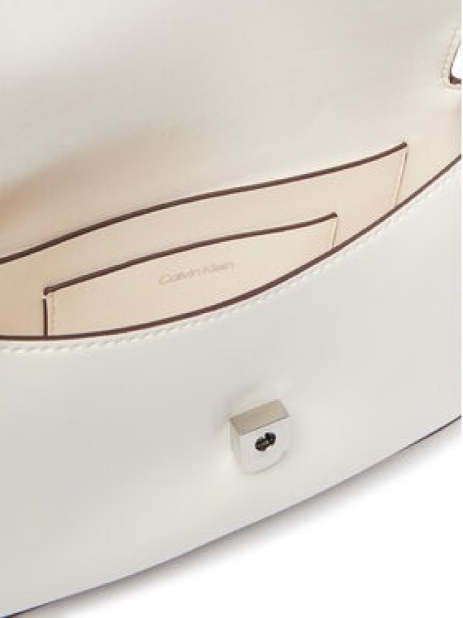 Calvin Klein Torebka Ck Flap Camera Bag LV04F3421G Biały