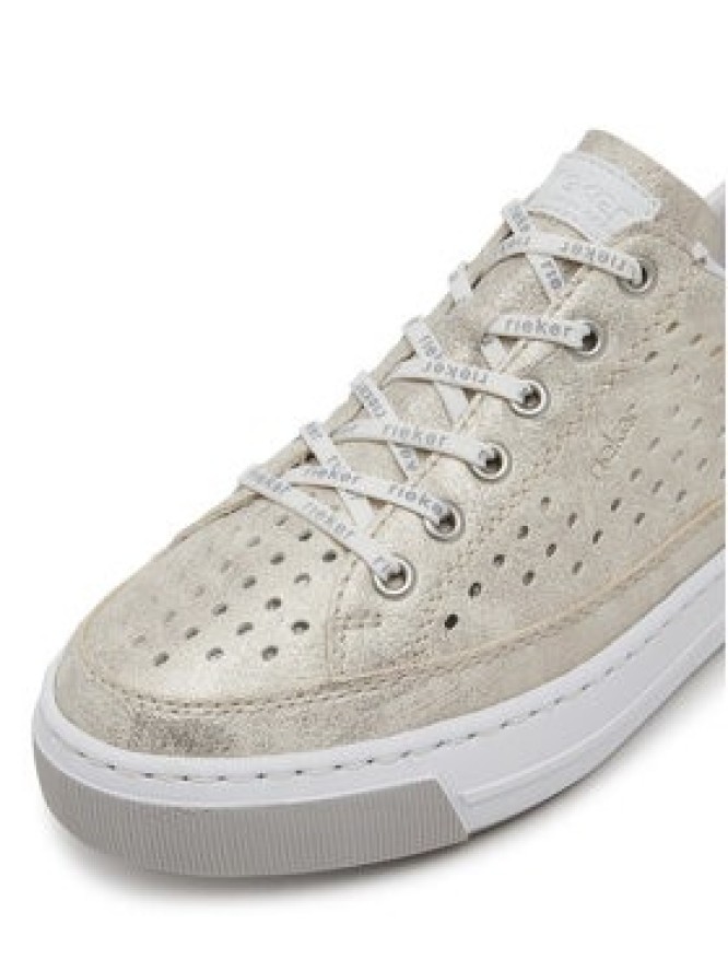 Rieker Sneakersy CEO-L8849-60 Złoty