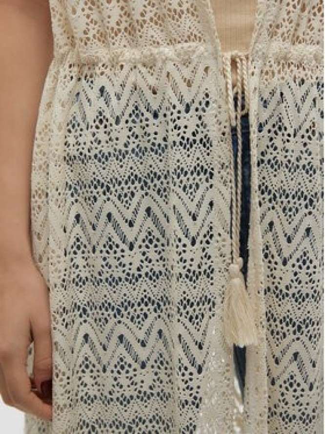 Vero Moda Kardigan Maya 10304466 Beżowy Regular Fit