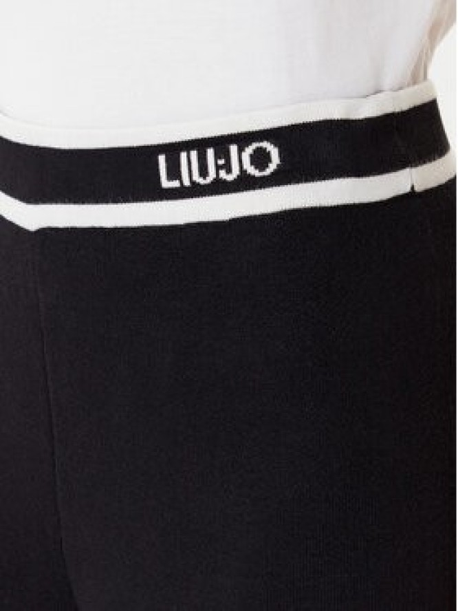 Liu Jo Spodnie dzianinowe TF5252 MS59L Czarny Regular Fit