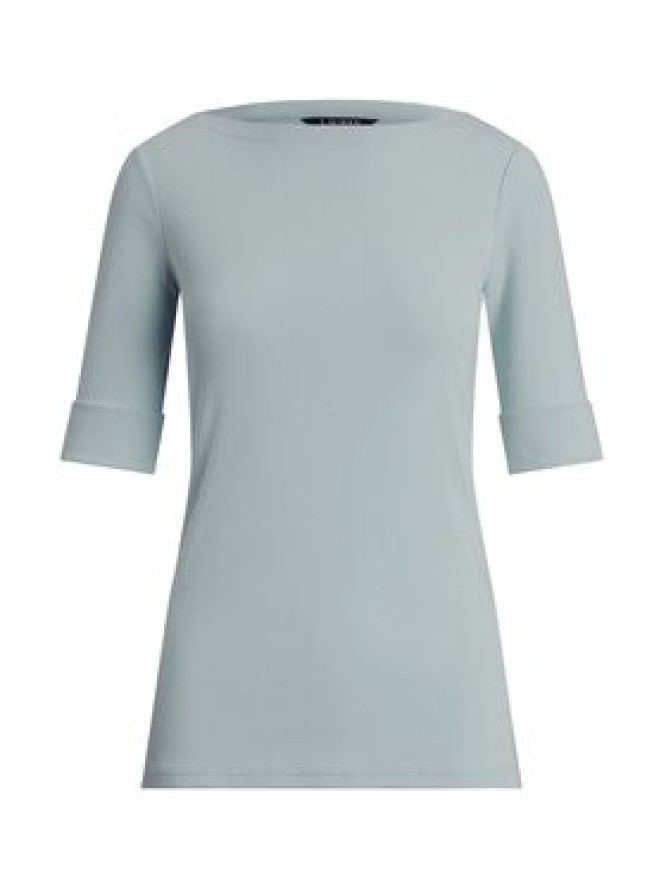 LAUREN RALPH LAUREN Bluzka 200654963187 Błękitny Slim Fit