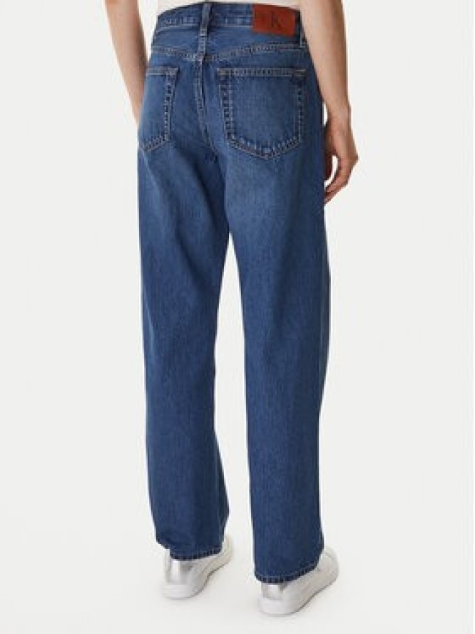 Calvin Klein Jeans Jeansy LV047F682G Niebieski Straight Fit