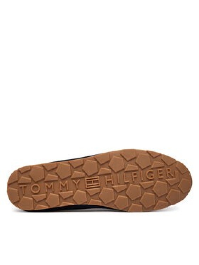 Tommy Hilfiger Sneakersy Th Bella Low Runner Suede FW0FW09189 Granatowy