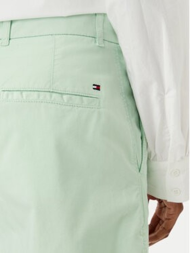 Tommy Hilfiger Szorty materiałowe WW0WW42457 Zielony Regular Fit
