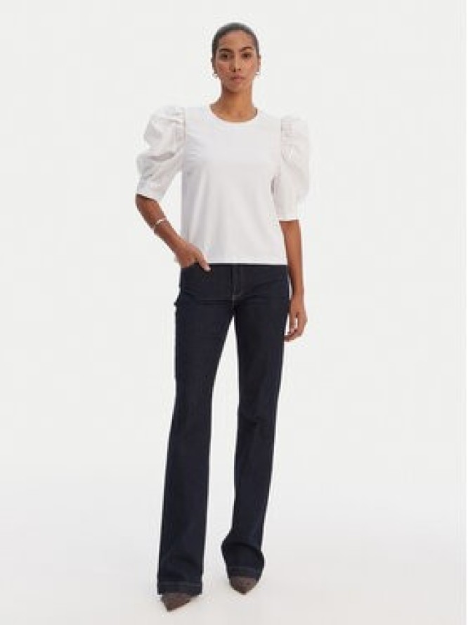 Fracomina Bluzka FR26ST3035J40101 Biały Regular Fit