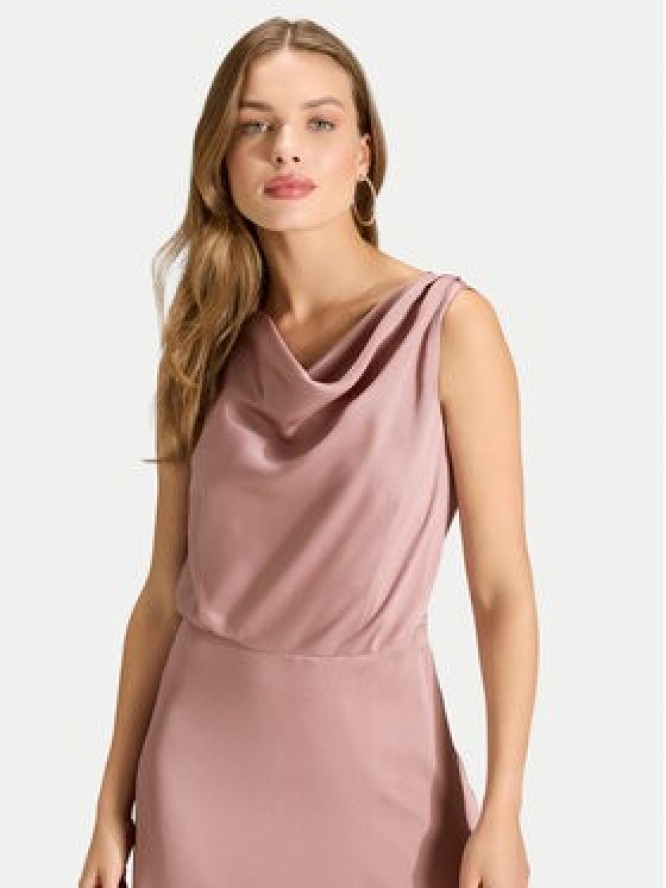 Swing Sukienka koktajlowa 5AK04900 Różowy Regular Fit