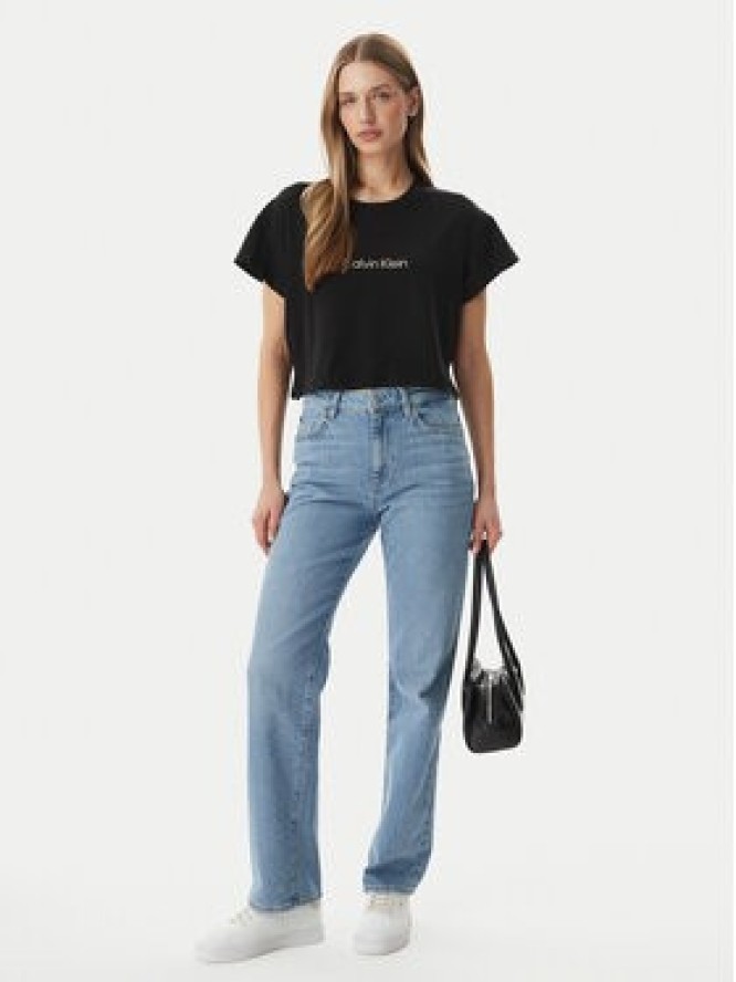 Calvin Klein Underwear T-Shirt LV00QS7656 Czarny Boxy Fit