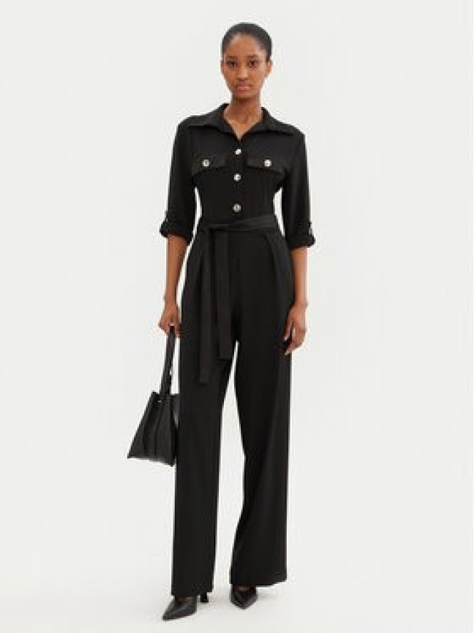 Rinascimento Kombinezon CFC0122472003 Czarny Regular Fit