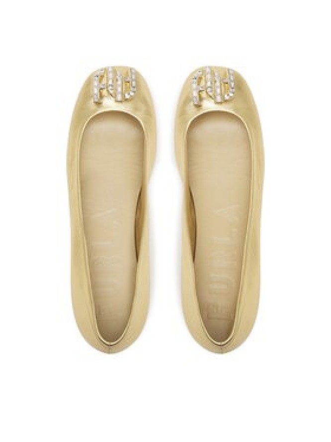 Furla Baleriny Ballet Ballerina YJ02BAL 5R0000 2613S Złoty