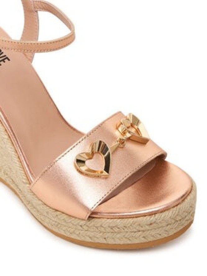 LOVE MOSCHINO Espadryle JA1615BI0OIC0600 Różowy