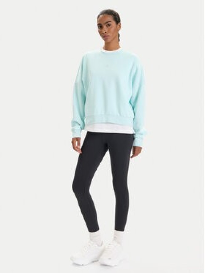 adidas Bluza Essentials Small Logo Feelcozy JV7300 Zielony Loose Fit