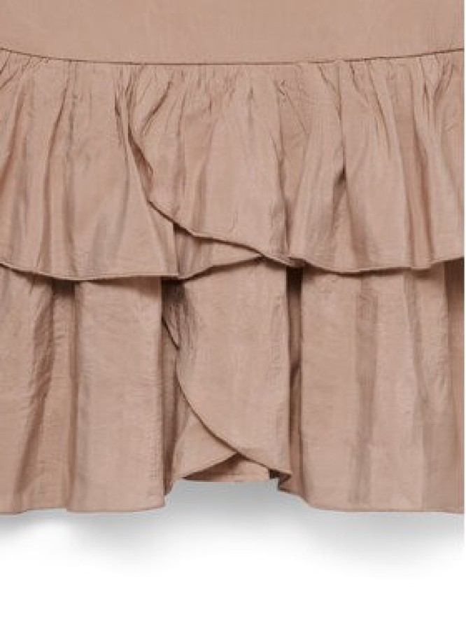 Vero Moda Spódnica mini Clara 10336425 Beżowy Regular Fit