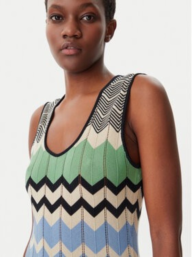 Lola Casademunt by Maite Sukienka dzianinowa MS2516005 Kolorowy Regular Fit