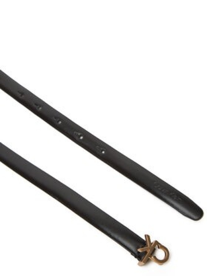 Calvin Klein Pasek Damski Ck Buckle Skinny Belt 15Mm LV04F7034G Czarny