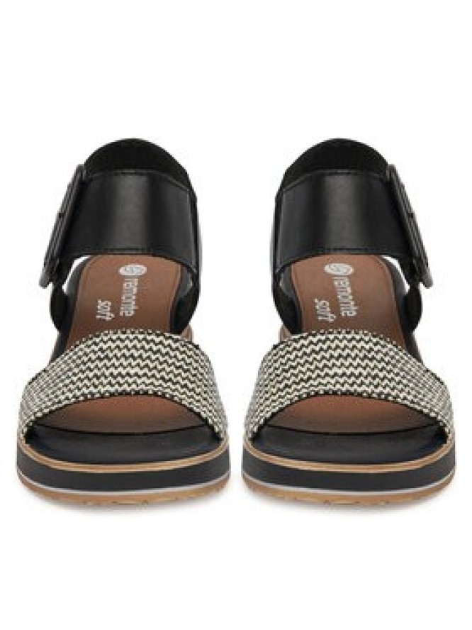 Remonte Sandały D6453-01 Czarny