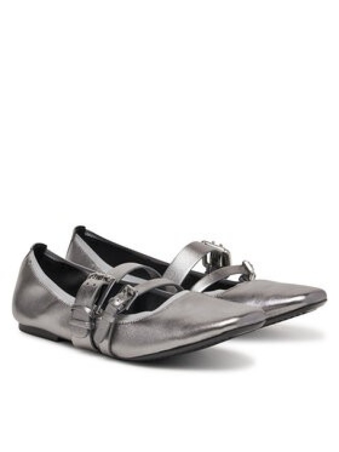 DKNY Baleriny Dade K1511477 Srebrny