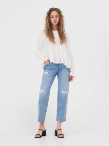 Bluzka damska - kremowy