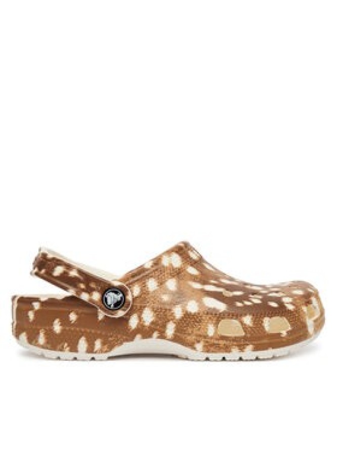 Crocs Klapki Classic Pop Animal Clogs 214153 Brązowy