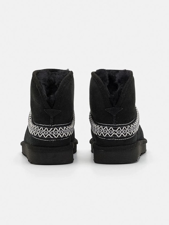 UGG Skórzane botki "Crescent" w kolorze czarnym rozmiar: 36