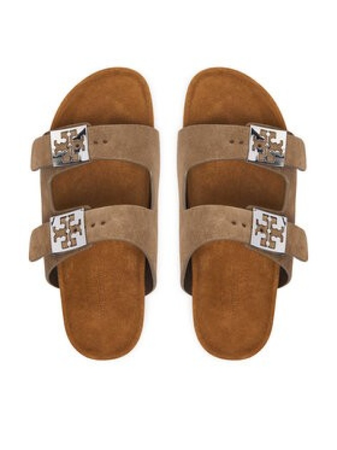 Tory Burch Klapki Mellow Slide 171151 Brązowy