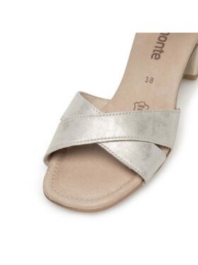 Remonte Sandały D1K50-90 Złoty