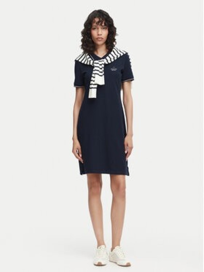 Beverly Hills Polo Club Sukienka codzienna P-SS26W-ABP526590-0298 Granatowy Regular Fit