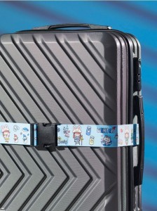 Pas do bagażu - niebieski