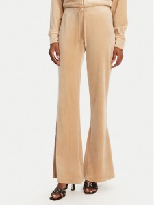 Juicy Couture Spodnie dresowe Christine JCWBJ125304 Beżowy Flared Leg