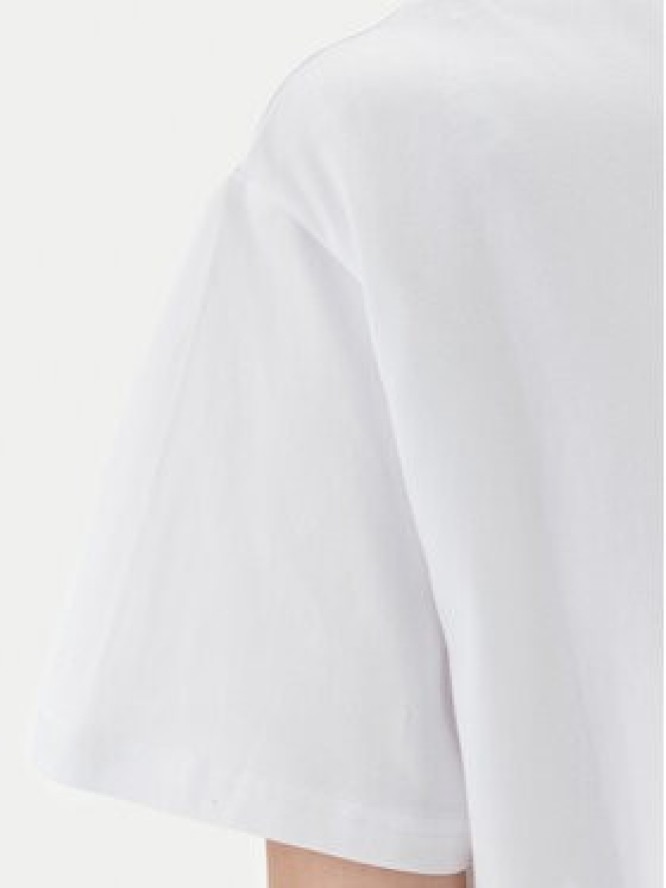 EA7 Emporio Armani T-Shirt 7W000029 AF10373 U0002 Biały Loose Fit