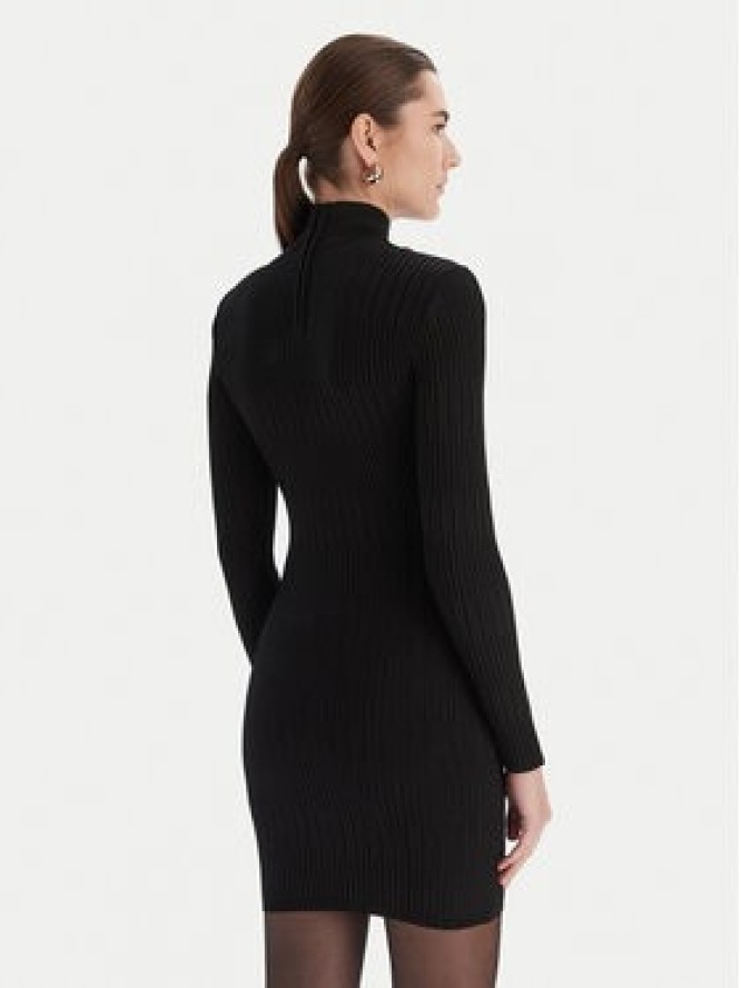 Marciano Guess Sukienka dzianinowa 5BGK52 5881Z Czarny Slim Fit