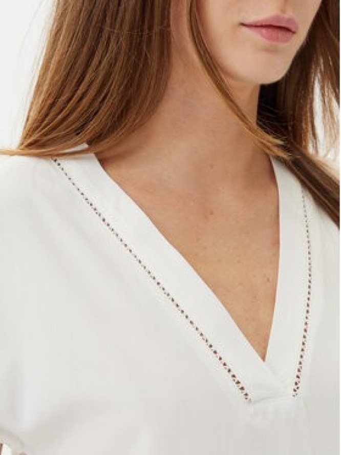 Vero Moda Bluzka Bella 10327551 Biały Regular Fit