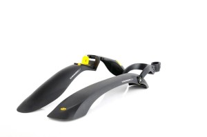 Błotniki Simpla HAMMER 1 24-29" plastikowe białe odblaski komplet