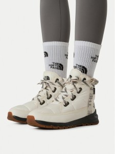 The North Face Śniegowce Thermoball Lace Up Luxe Wp NF0A817WQ4C1 Kremowy