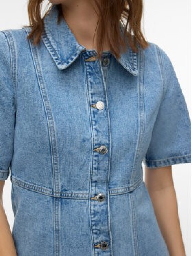 Vero Moda Sukienka jeansowa Daisy 10346217 Niebieski Standard Fit