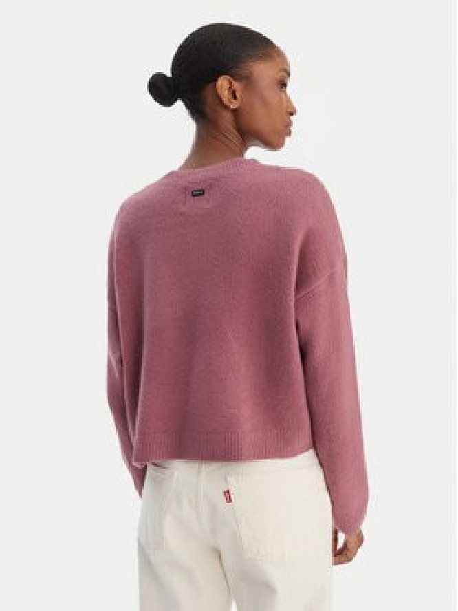 RVCA Kardigan EVJSW03002 Fioletowy Relaxed Fit