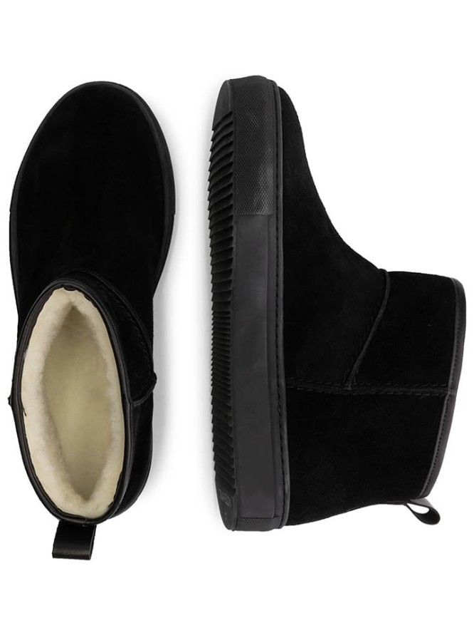 TRAVELIN' Skórzane botki "Vail" w kolorze czarnym rozmiar: 40